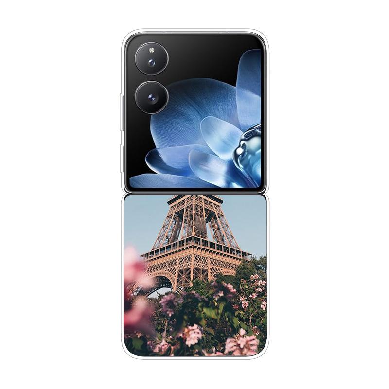 Твердая ПК-накладка для Xiaomi Mix Flip Противоударный чехол для телефона для Mi Mix Flip 5G Ультратонкая задняя прозрачная накладка MixFlip Чехол Coque Funda