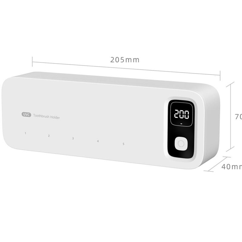 Стерилизатор для зубных щеток, УФ-дезинфекционный бокс, стерилизация, автоматическая сушка, электрическая полка для ванной, настенное крепление, без сверления
