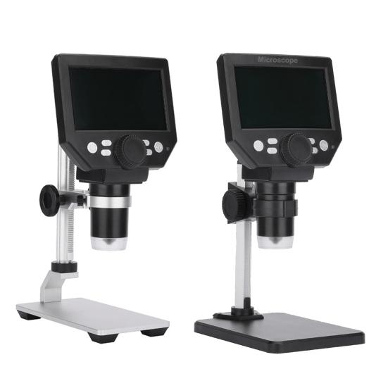 1000X микроскоп с большим экраном, высокая четкость, зарядка через USB, наблюдение, автоматическое отключение, ЖК-микроскоп, лабораторный инструмент