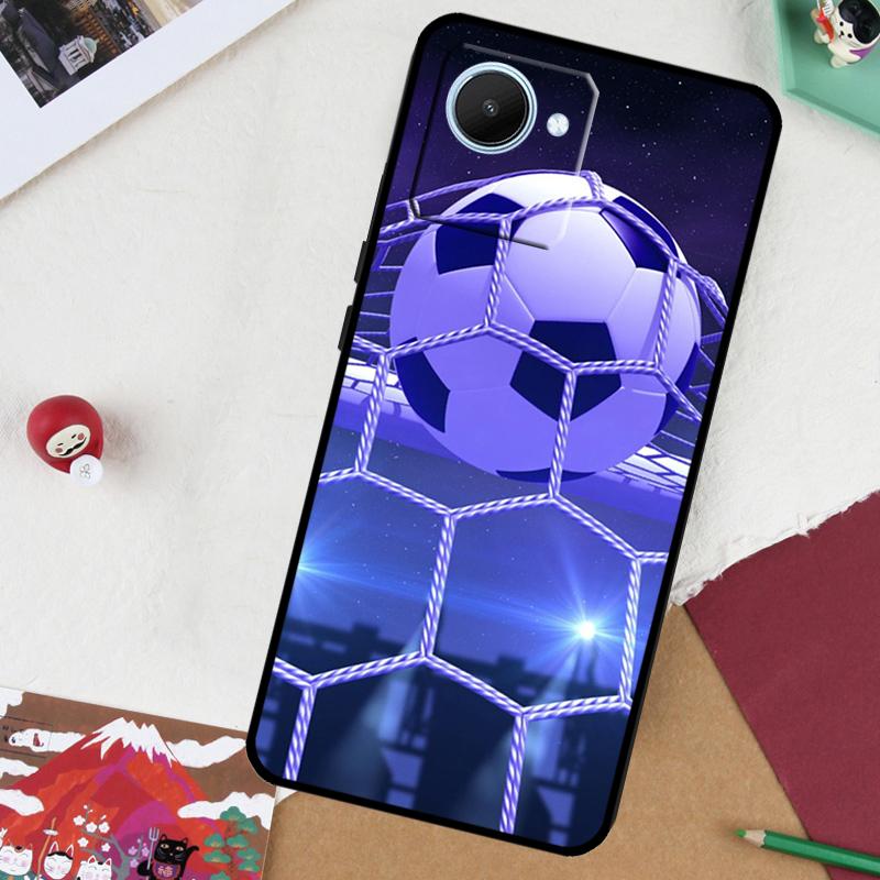 Чехол Football для Realme 13 Pro Plus 14 12 10 11 GT 6 5 6T GT7 Pro C51 C21Y C25S C75 C67 C61 C53 C55