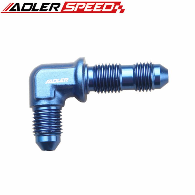 ADLERPSEED AN3 AN4 AN6 AN8 AN10 12AN Male 90Degree Elbow Flare Bulkhead Adptors Anodized Aluminium Forged Fitting Oil Adapters
