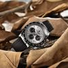 Pagani Design Часы SEIKO с японским кварцевым механизмом Daytona Chronograph с корпусом, водонепроницаемым керамическим безелем, деловые, деловые, нарядные, из нержавеющей стали