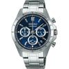 Seiko Selection Кварцевый Хронограф (Три горизонтальные линии) Мужские серебряные часы SBTR011