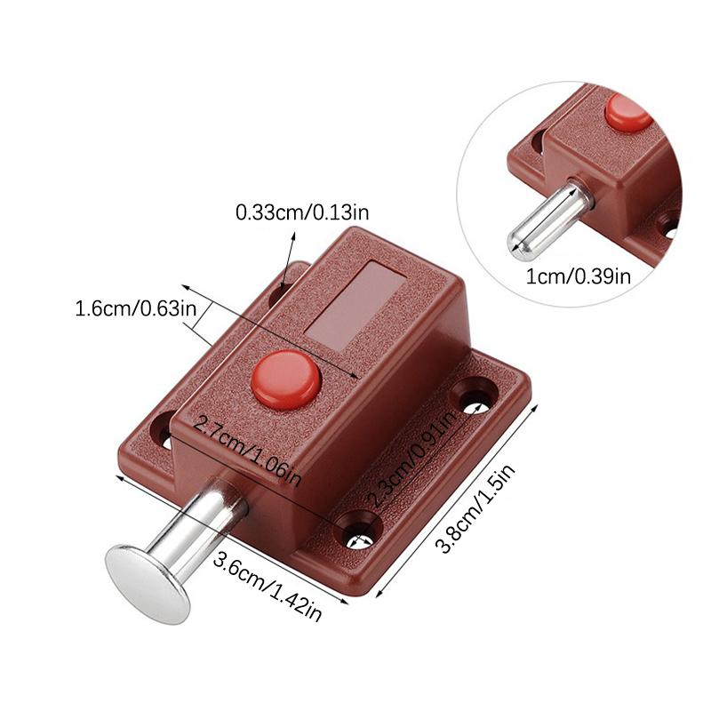 2 шт. Дверные задвижки-защелки для дверного окна, шкафа, коробки, шкафа, раздвижного шкафчика