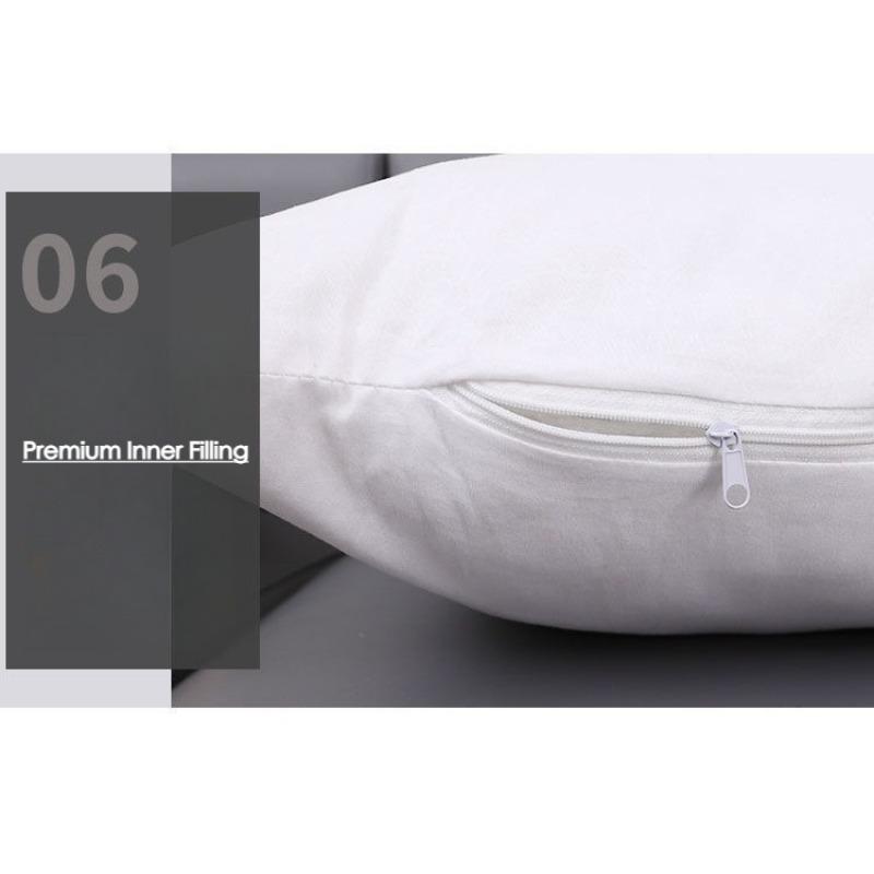 Плед Льняная Подушка - Винтажная Клетчатая Наволочка в Гусиную Лапку для Дивана, Спальни, Офисного Кресла и Богемного Декора