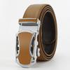 New Style of Men's Real Cowhide Belt Automatic Buckle Multi Color Business and Casual Second Layer Cowhide Belt