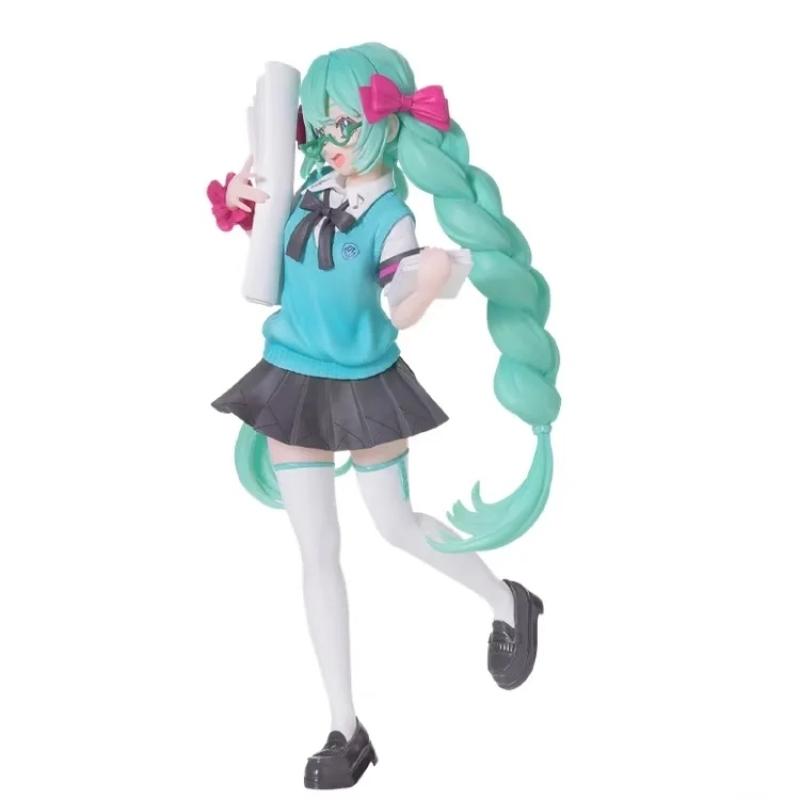 Anime Figure Miku 16th Anniversary Booota School Uniform Action Figurine Pvc Statue Collection Model Toys Gifts