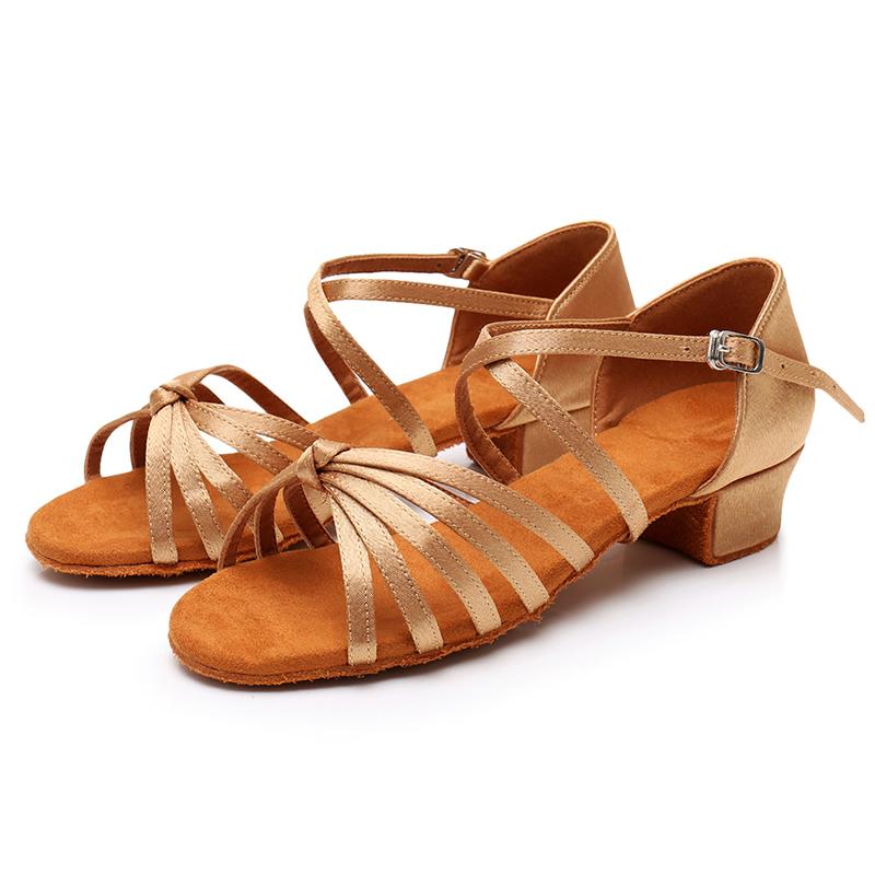 Туфли для латиноамериканских танцев 3,5 см для женщин девушек мягкая подошва низкий каблук туфли для бальных танцев сальса ча-ча