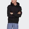 adidas Originals Men's Plain Black Hoodie H11377