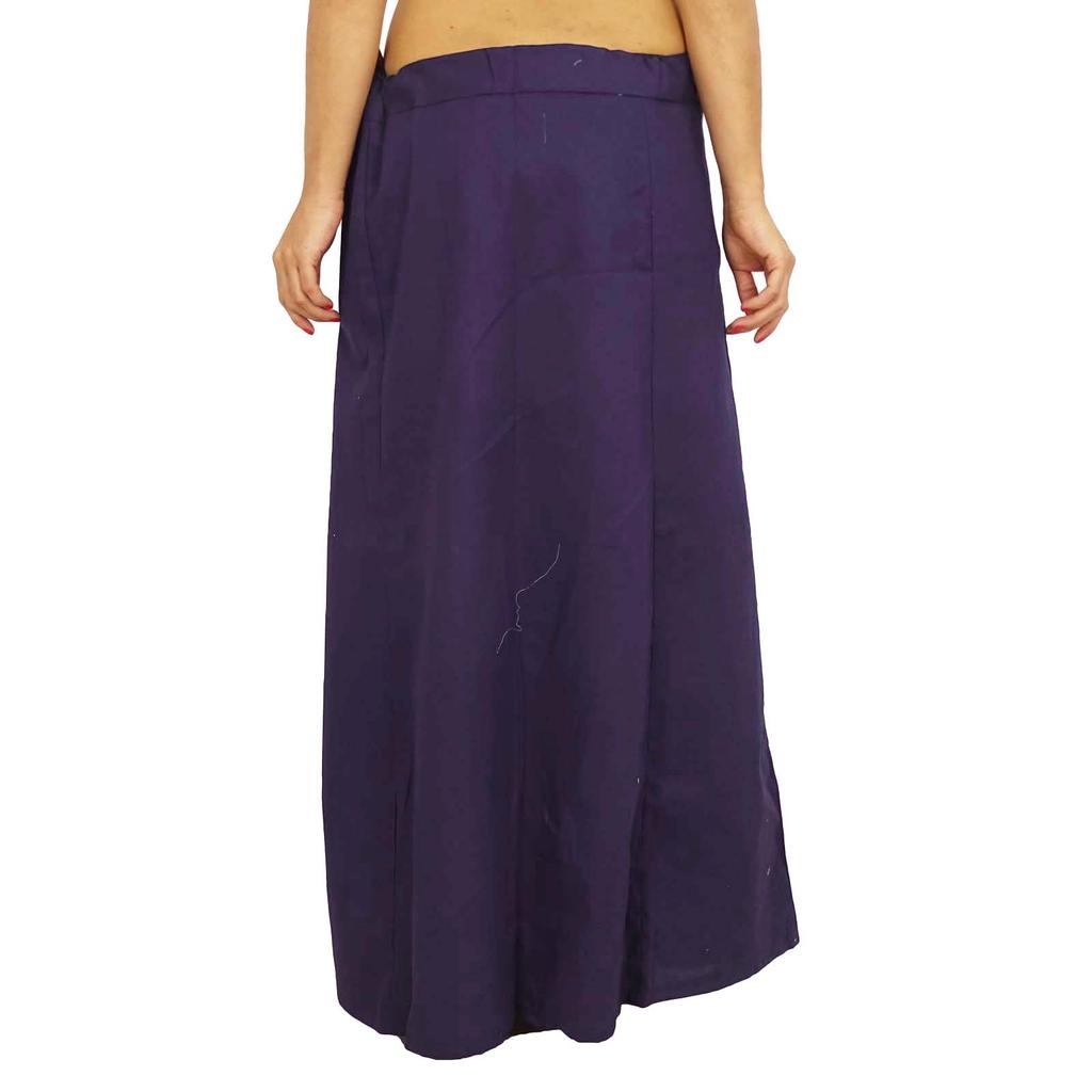 Сари Нижняя юбка Нижняя юбка Хлопок Болливуд Индийская подкладка Для сари