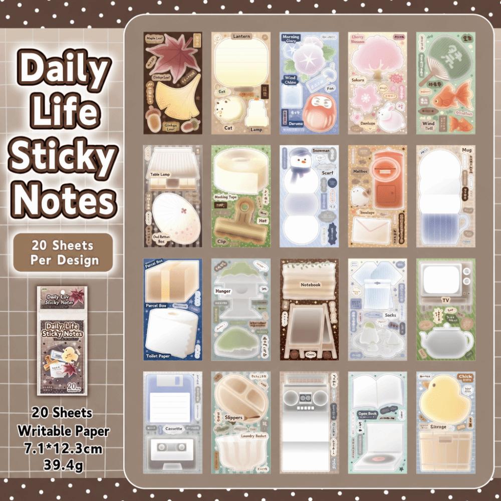 Writable Blank Label Decals Daily Food Design Food Label Stickers  Journal Planning Collage