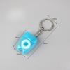 50pcs Dental Floss Tooth Keychain Portable Floss Roll Tooth-Shaped Key Chain Teeth Care Oral Clean Tool