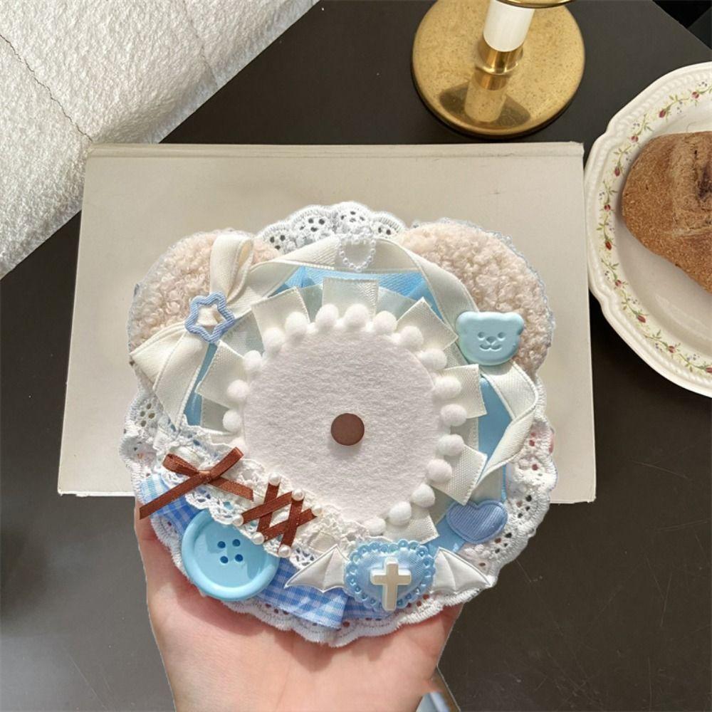 Lacework Anime Pins Display Base DIY Badge Decoration Tray Cute Badge Holder Badge Organizer