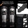 WOSAWE Motocross Racing Stainless Steel Protective Gear Motorcycle Knee Pads Knee Protector Equipment Off-road Elbow Guards