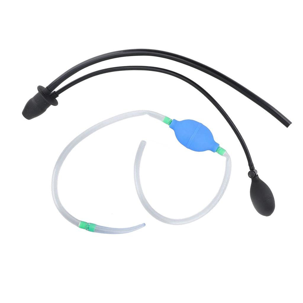 Silicone Enema Bulb Kit Inflatable Easy To Use Anal Douche Enema Kit for Relieve Constipation Fecal