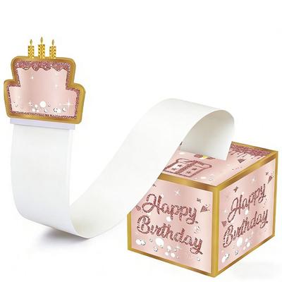 С Днем Рождения Складная Прыгающая Подарочная Коробка Всплывающая Взрывная Креативная Прыгающая Коробка на День Рождения