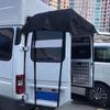 Уличный кемпинговый навес Универсальный навес на заднюю дверь RV Водонепроницаемый Прочный Защита от солнца Для фургона Навес на заднюю дверь