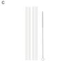 1 комплект соломинок для напитков, многоразовый набор соломинок для стаканов, прямая трубка, гибкие соломинки для питья для домашнего бара