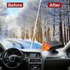 Портативный автомобильный обогреватель 2-в-1 12 В 150 Вт Быстрый автомобильный размораживатель Обогреватель лобового стекла с вращением на 360°, Подключается к прикуривателю для автомобиля, грузовика, внедорожника, дома на колесах