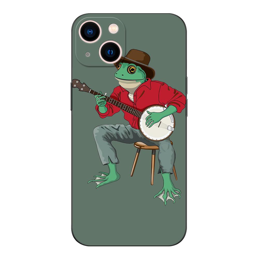 Black Tpu Case For Realme Q5 X XT X2 X3 Superzoom X50 V13 Q3i X7 PRO Ultra GT Master Edition Kawaii Frog Mushroom