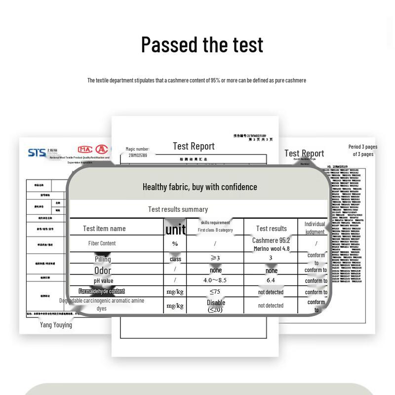 Мужской кашемировый пуловер с высоким воротником Hengyuanxiang