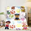 Dog Paw Adventure Blanket Flannel Blanket for bed, sofa, Camping, Hiking, Picnic Essentials, gift for family Fan gifts