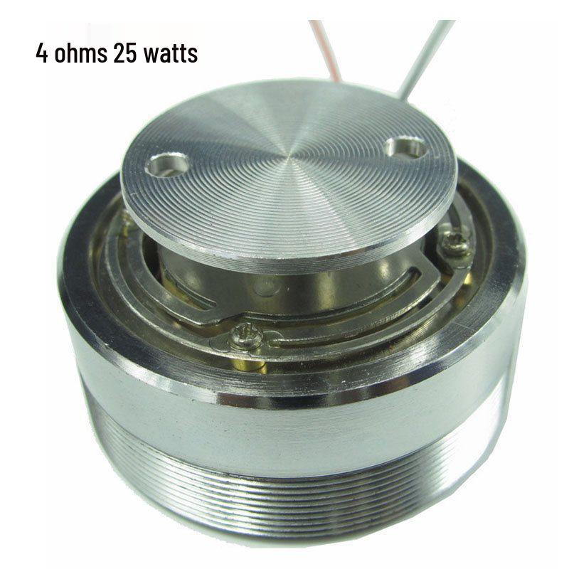 50-мм полнодиапазонный вибродинамик, сильный бас, 4/8 Ом, 20-25 Вт, 44 мм.