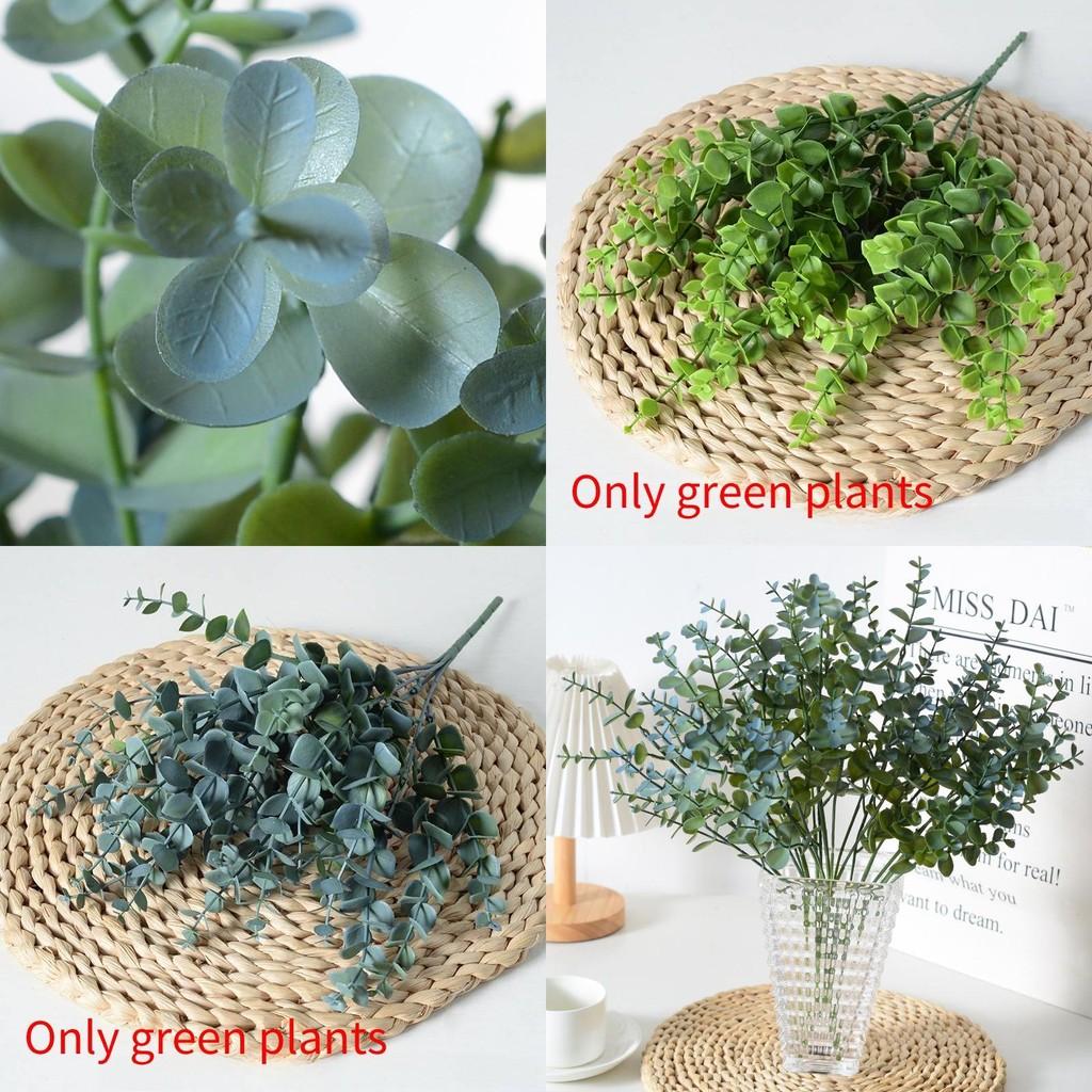 Eucalyptus Robusta Smith Greenery Artificial Plant For Home Decor And Photography Props