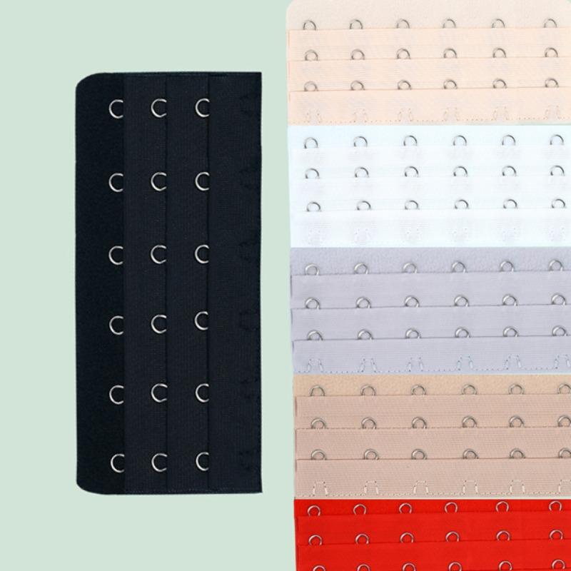 1Pcs Women Bra Extender 3 Rows 6 Hooks Bra Back Lengthen Straps Underwear Accessory