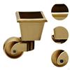 Колеса для мебели с поворотным роликом Heavy Duty Brass