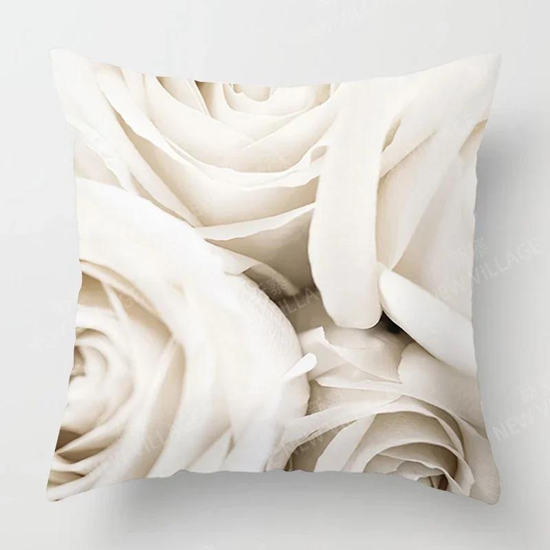 Nordic Fall Home Decor Throw Pillowcase Sofa Cushion Cover Modern 45x45cm 45*45 50x50 60x60cm 40x40 Boho Living Room Aesthetics