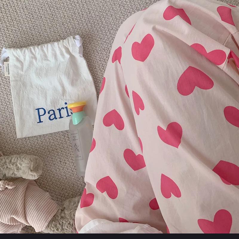 Женские милые розовые прогулочные и пижамные брюки: Свободные, удобные брюки для весны и осени.