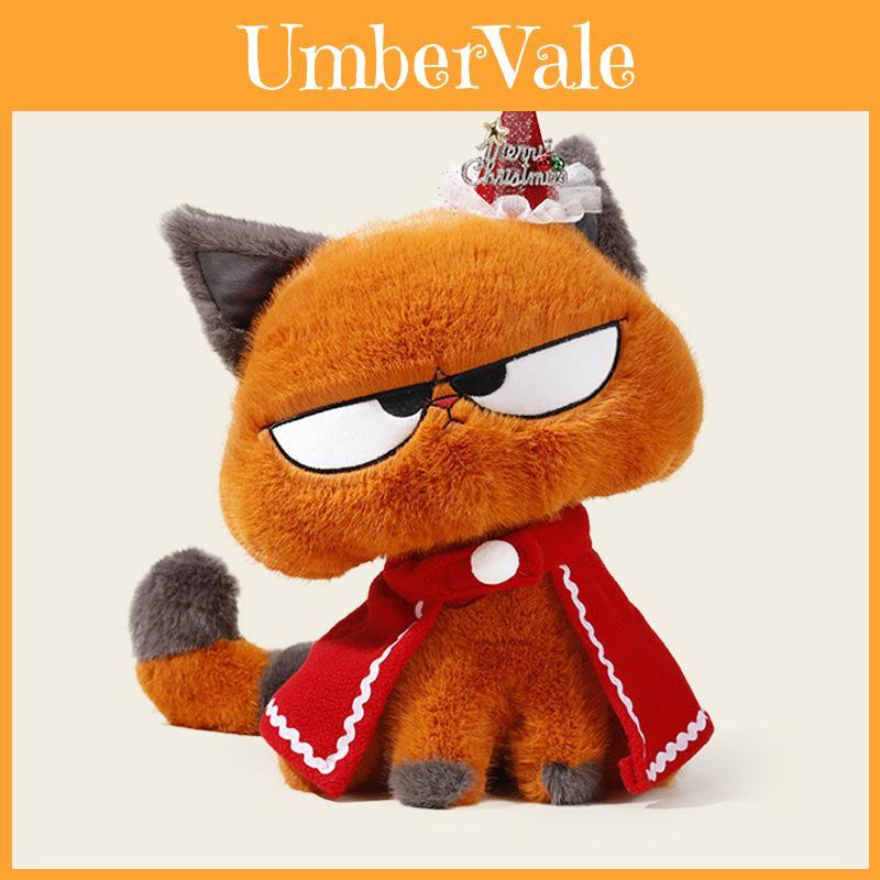 Cool Cat Stuffed Animal With Cartoon Design For Kids Room Decor And Playtime