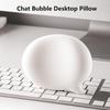 Chat Bubble Silicone Wrist Mouse Pad Keyboard Hand Rest Wrist Rest Palm Rest Wrist Pad Ergonomics Design Solid Color