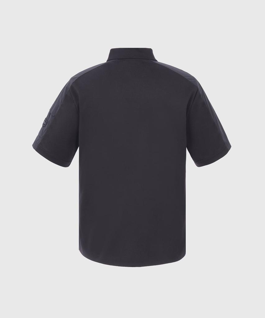 DUVETICA Fontremoli N (Black) (Men'S Short-Sleeve Polo Shirt)