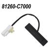 Plug-and-play замок ручки багажника автомобильные аксессуары 81260-C7000 81260C7000 Black Generation 2014-2020 Пластиковые крышки багажника
