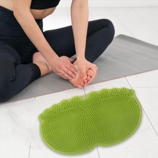 Massage Foot Mat with Deep Cleansing Massage Bristles Dual-Purpose Foot Scrub Bath