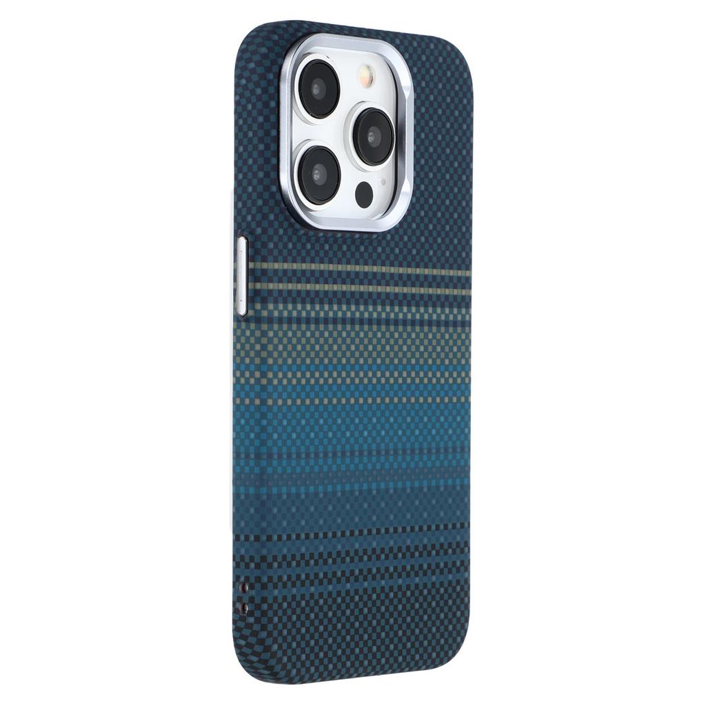 Чехол для iPhone 13 Pro Max, совместимый с MagSafe, с текстурой углеродного волокна, водопереводная поликарбонатная накладка для телефона