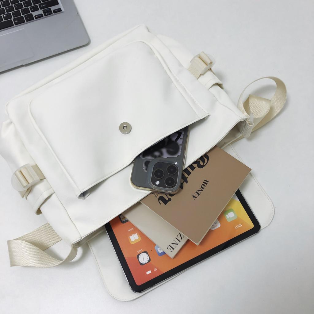 Ins студенческая сумка-мессенджер для колледжа классная повседневная рюкзак сумка через плечо, японская сумка женская Харадзюку ретро почтальонская сумка мужская