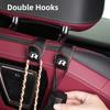 SLZPW1 Double Hooks Fastener For Automotive Leather Seams Storage Practical accessory For VW R Golf Passat mk5 Scirocco Jetta GTE GTI