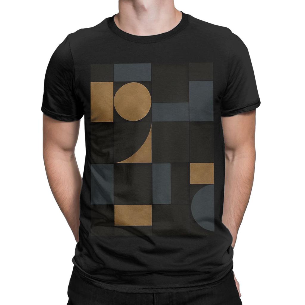 Midnight Mosaic Funny 100 Cotton Tshirt Bauhaus Tops Tees For Unisex