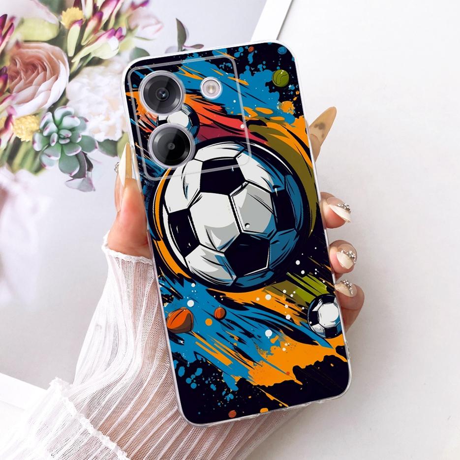 For Xiaomi Poco M7 Pro 5G Case Luxury Butterfly Tree Painted Cover Soft Silicone Phone Csae For Xiaomi Poco M7 Pro M7Pro 5G Bags
