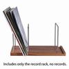 Vinyl Record Storage Holder Adjustable Solid Wood Record Stand for Albums 50 75 LP Vinyl Rack Organizer Record Display