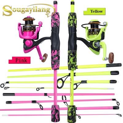 Комбинированные катушки для удочек, 5 секций, спиннинговая удочка, 13BB, спиннинговая катушка, набор катушек для удилища для карпа и окуня