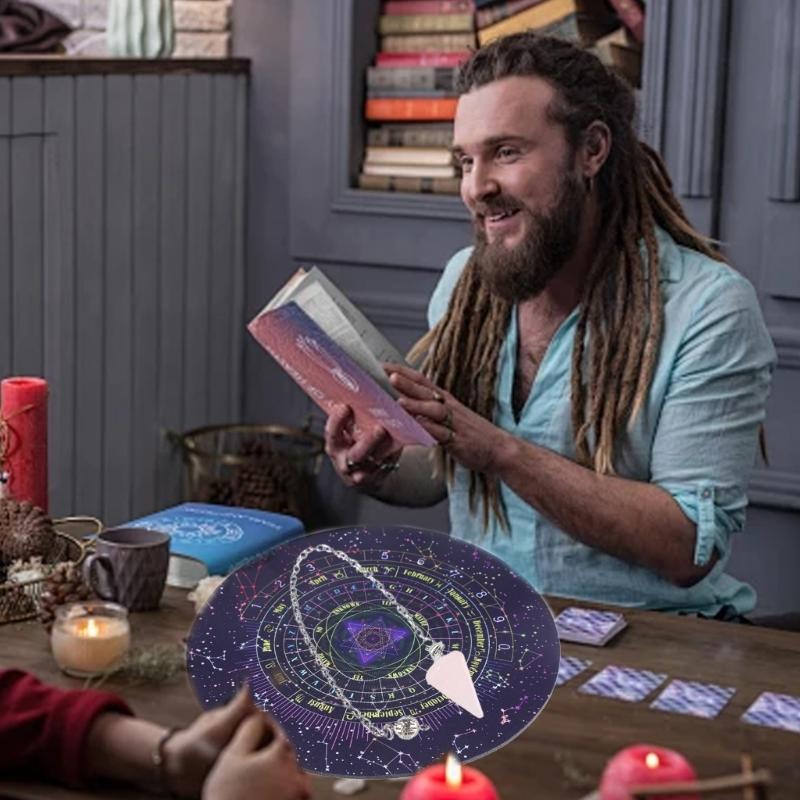 Доска для гадания на колдовстве, Набор металлических лозоходческих рамок, Доска для маятника для лозоходства, Духовный инструмент для гадания для начинающих