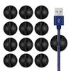 Cable Clip Winder Organizer Round Charger Cord Clips Desk Tidy Management Wire Adhesive Holder Clamp In Home Office Car 20-1PCS