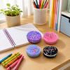 Soft Squeeze Stress Relief Toy Cookie Shape with Sprinkle Design Slow Rising PU Foam Sensory Fidget Toy for Stress and Anxiety Relief