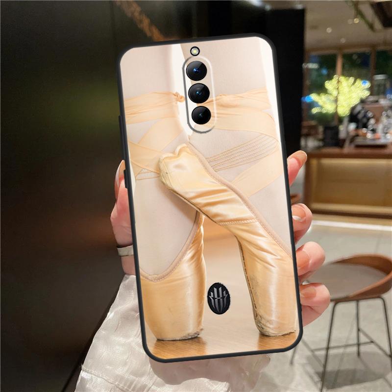 Чехол для пуантов Ballet Ballerina Shoes для ZTE Nubia Red Magic 8S 8 9 Pro Plus Red Magic 6 7 Pro 6S 7S Pro 5G 5S 6R Funda