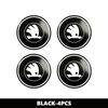 PBMN1 For Skoda 4PCS 56mm Car Wheel Tire Hub Center Sticker Badge Accessories Octavia A5 A7 RS Fabia Superb Rapid Karoq