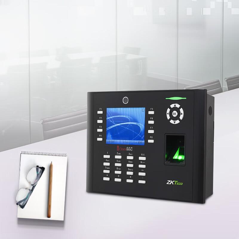 ZKTeco iClock660 Fingerprint Time Attendance Machine CN plug (adapter included)